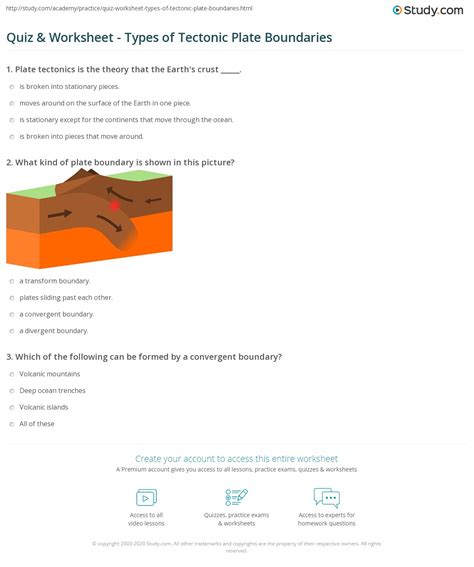 plate boundaries quiz.